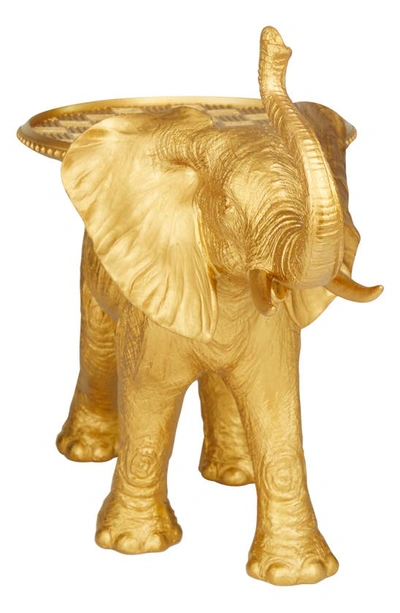 Shop Uma The Novogratz Elephant Plant Stand In Gold