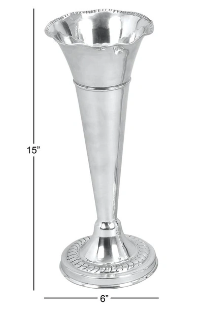 Shop Uma The Novogratz Aluminum Tall Vase In Silver