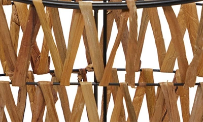 Shop Uma Novogratz Weave Metal Storage Basket In Brown