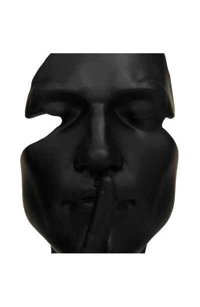Shop Uma Hear No Evil, See No Evil, Speak No Evil 3-piece Sculpture Set In Black