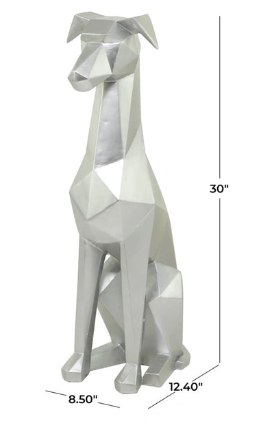 Shop Uma Dog Statue In Silver