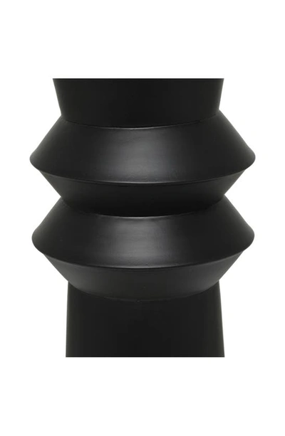 Shop Uma Vivian Lune Home Novogratz Metal Vase In Black
