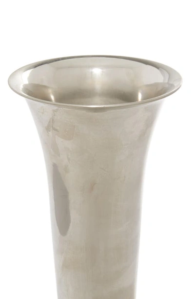 Shop Uma The Novogratz Aluminum Tall Vase In Silver