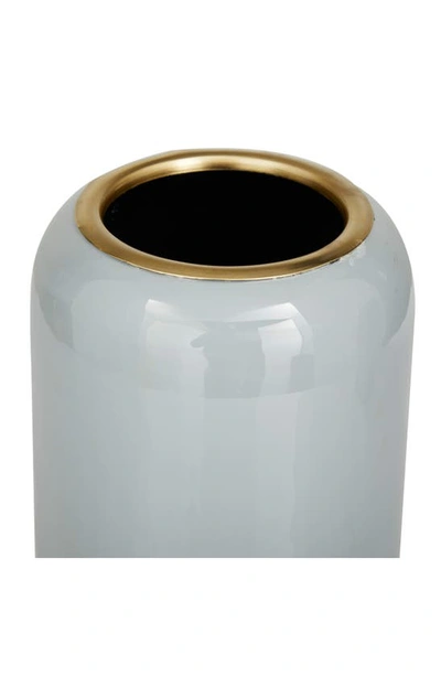 Shop Uma Gray 2-piece Metal Vase