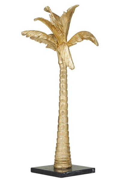 Shop Uma Novogratz Palm Tree Sculpture In Gold