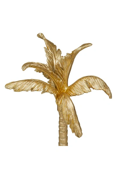 Shop Uma Novogratz Palm Tree Sculpture In Gold