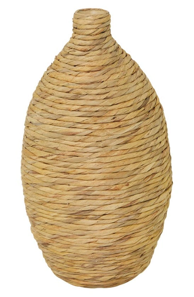Shop Uma Seagrass Vase In Brown