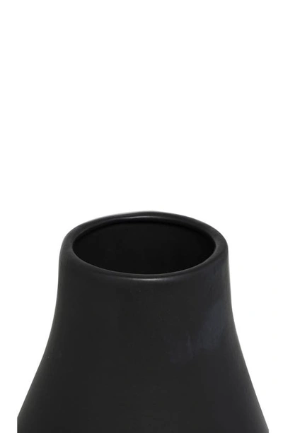 Shop Uma Matte Ceramic Vase In Black