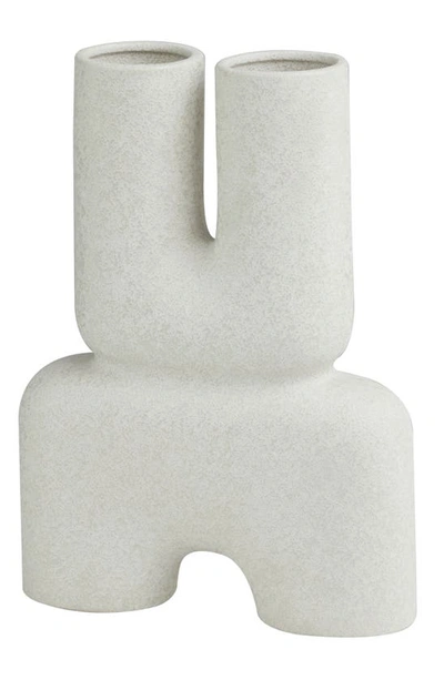 Shop Uma Ceramic U-shaped Vase In White