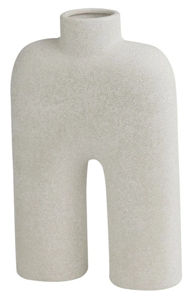 Shop Uma Abstract Arched Ceramic Vase In White