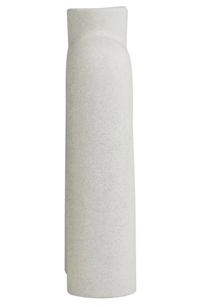 Shop Uma Abstract Arched Ceramic Vase In White