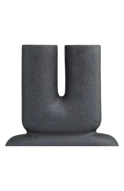 Shop Uma Arch Abstract Ceramic Vase In Black