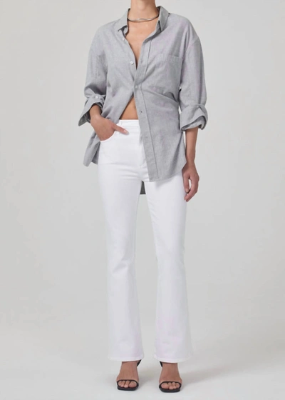 Shop Citizens Of Humanity Lilah Bootcut Jeans In Lucent In White