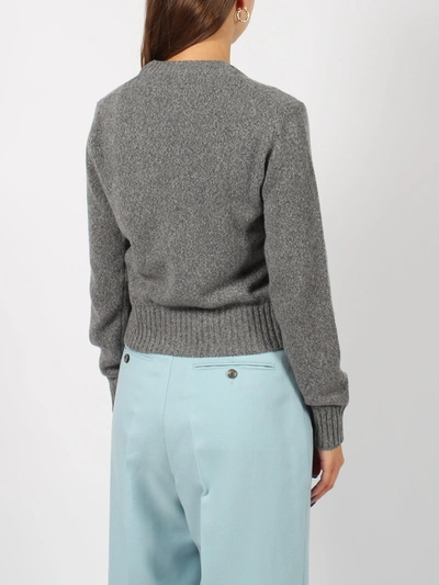 Shop Ami Alexandre Mattiussi Ami De Coeur Cashmere Sweater