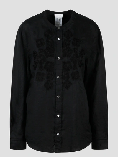 Shop P.a.r.o.s.h Embroidered Linen Shirt