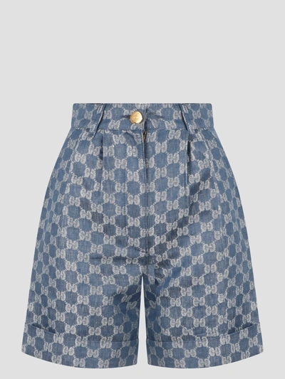 Shop Gucci Gg Linen Short