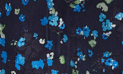 Shop French Connection Ferna Flutter Sleeve Floral Blouse In Black Multi