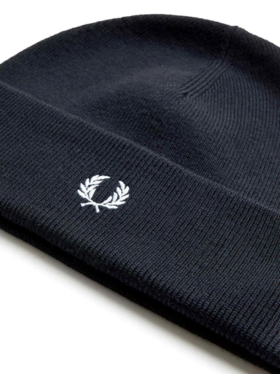 Shop Fred Perry Wool And Cotton Hat