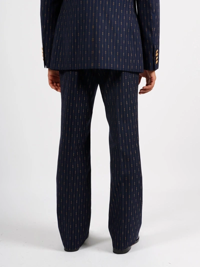 Shop Gucci Horsebit Stripe Pant