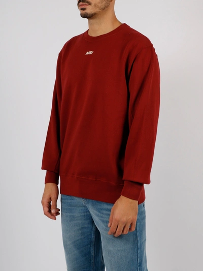 Shop Autry Logo Bi-color Sweatshirt