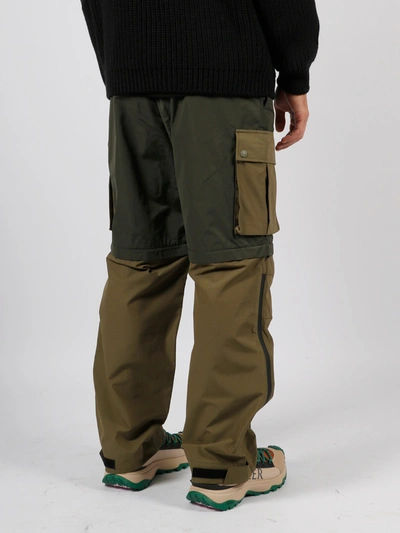 Shop Moncler Genius Nylon Cargo Trousers