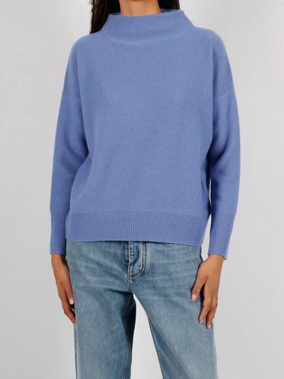 Shop Vince Plush Cashmere Funnel Neck Sweater