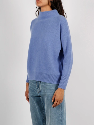 Shop Vince Plush Cashmere Funnel Neck Sweater