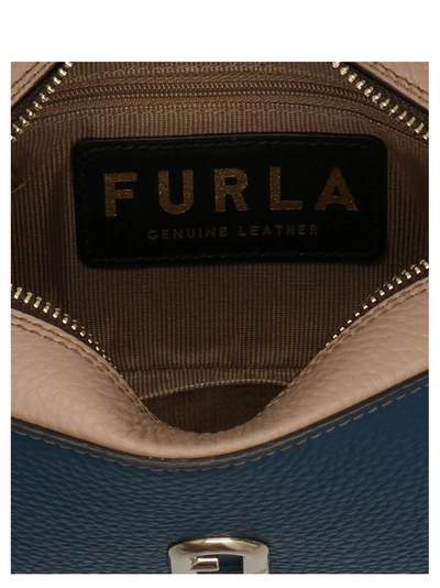 Shop Furla Primula Crossbody Bags Blue