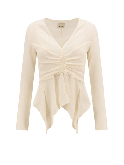 Shop Isabel Marant Top With Front Drapery