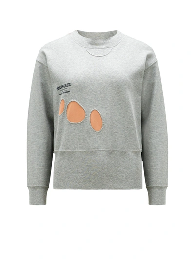 Shop Moncler Genius 5 Moncler Salehe Bembury Cotton Sweatshirt With Logo Print