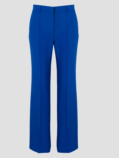 Shop Alberta Ferretti Tailored Enver Satin Trousers