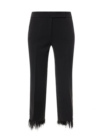 Shop Michael Kors Trouser With Feathers Detail
