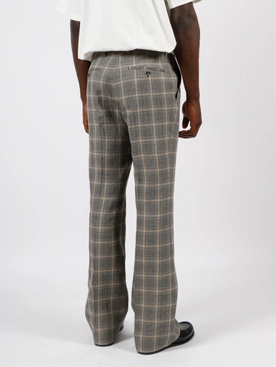 Shop Gucci Wide Trousers In Prince Of Wales