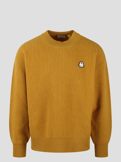 Shop Moncler Genius Wool Crewneck Sweater