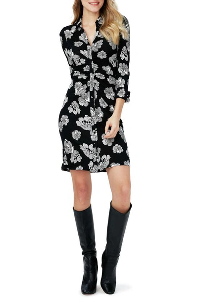 Shop Diane Von Furstenberg Sheska Shirtdress In Dotted Buds