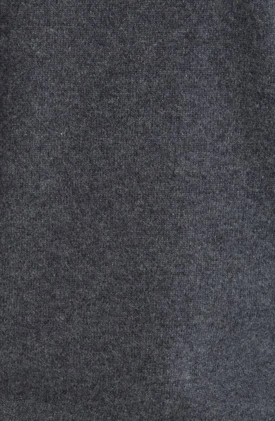 Nordstrom Cashmere Sweater Hoodie In Grey Shade Heather