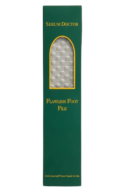 Serum Doctor Flawless Foot File In Black