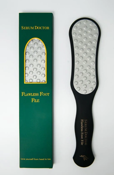 Serum Doctor Flawless Foot File In Black