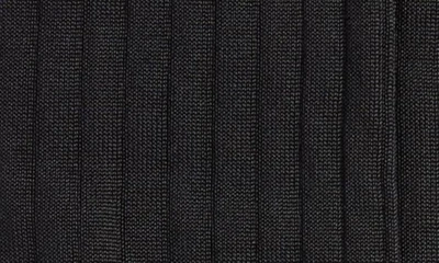 Shop Pantherella Asberley Silk Blend Dress Socks In Black