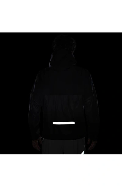 Shop Nike Run Division Aerogami Waterproof Hooded Running Jacket In Black