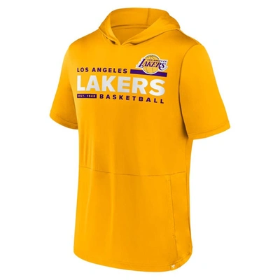 Shop Fanatics Branded Gold Los Angeles Lakers Possession Hoodie T-shirt