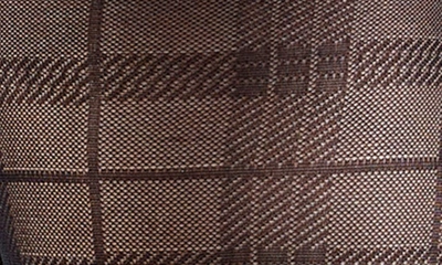 Shop Pretty Polly Tartan Pattern Sheer Tights In Black