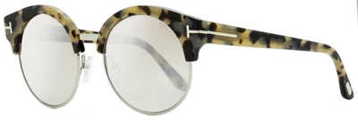 Shop Tom Ford Women's Sunglasses Tf608 Alissa-02 56g Tortoise 54mm In Gold