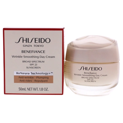 Shop Shiseido Benefiance Wrinkle Smoothing Day Cream Spf 23 By  For Unisex - 1.8 oz Cream