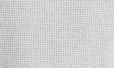 The Normal Brand Waffle Knit Quarter Zip Pullover In Grey