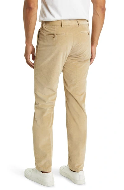 Shop Scott Barber Supima Cotton Stretch Corduroy Chino Pants In Khaki