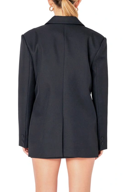 Shop Endless Rose Corsage Blazer In Black