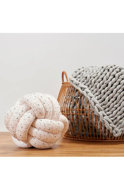 Bearaby Hugget Large Knot Organic Cotton Pillow In Terrazzo