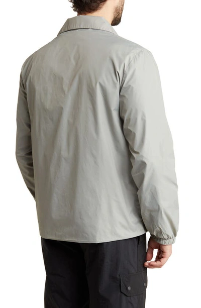 Shop Tombogo Curves Nylon Coach's Jacket In Grey