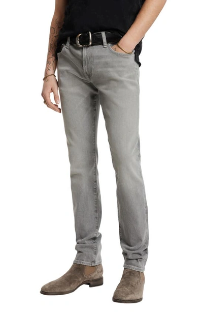 Shop John Varvatos Elridge Slim Jeans In Iron Grey